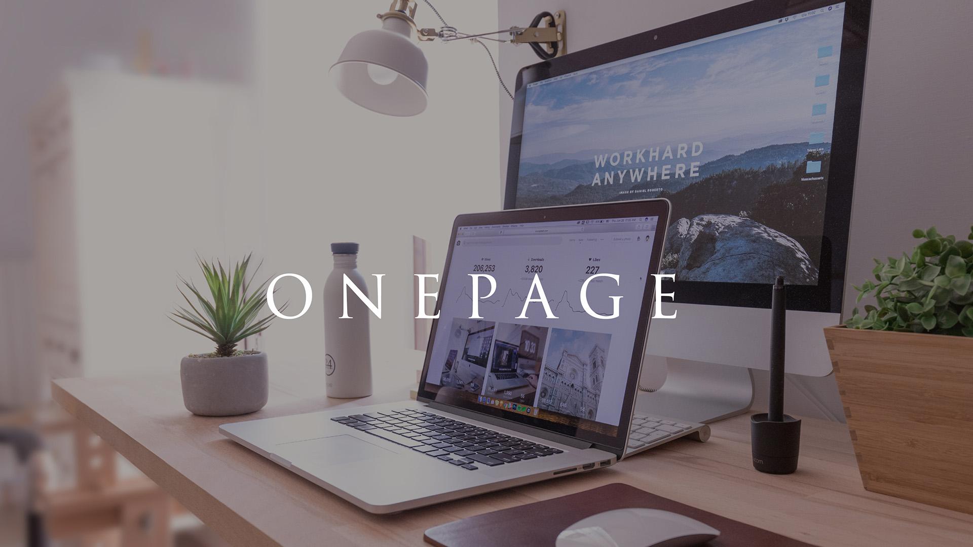 Onepage Design Portfolio